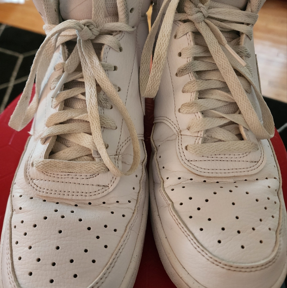 Men Nike Court Mid Vision 10 White